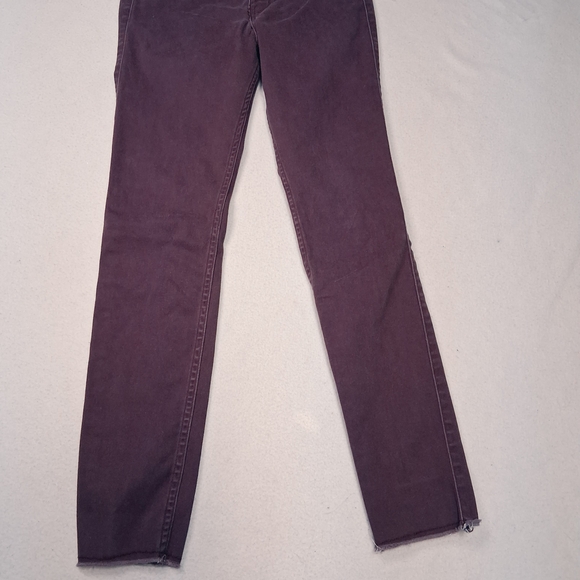 Hollister Women's Dark Purple Ankle Jeans - Picture 4 of 4